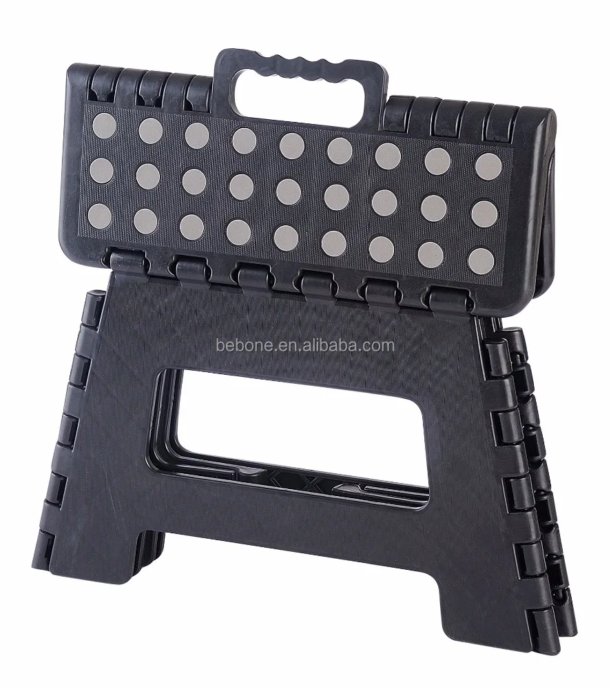 High quality cheap custom colorful small size EN14183 plastic folding kids foldable stool for baby sitting