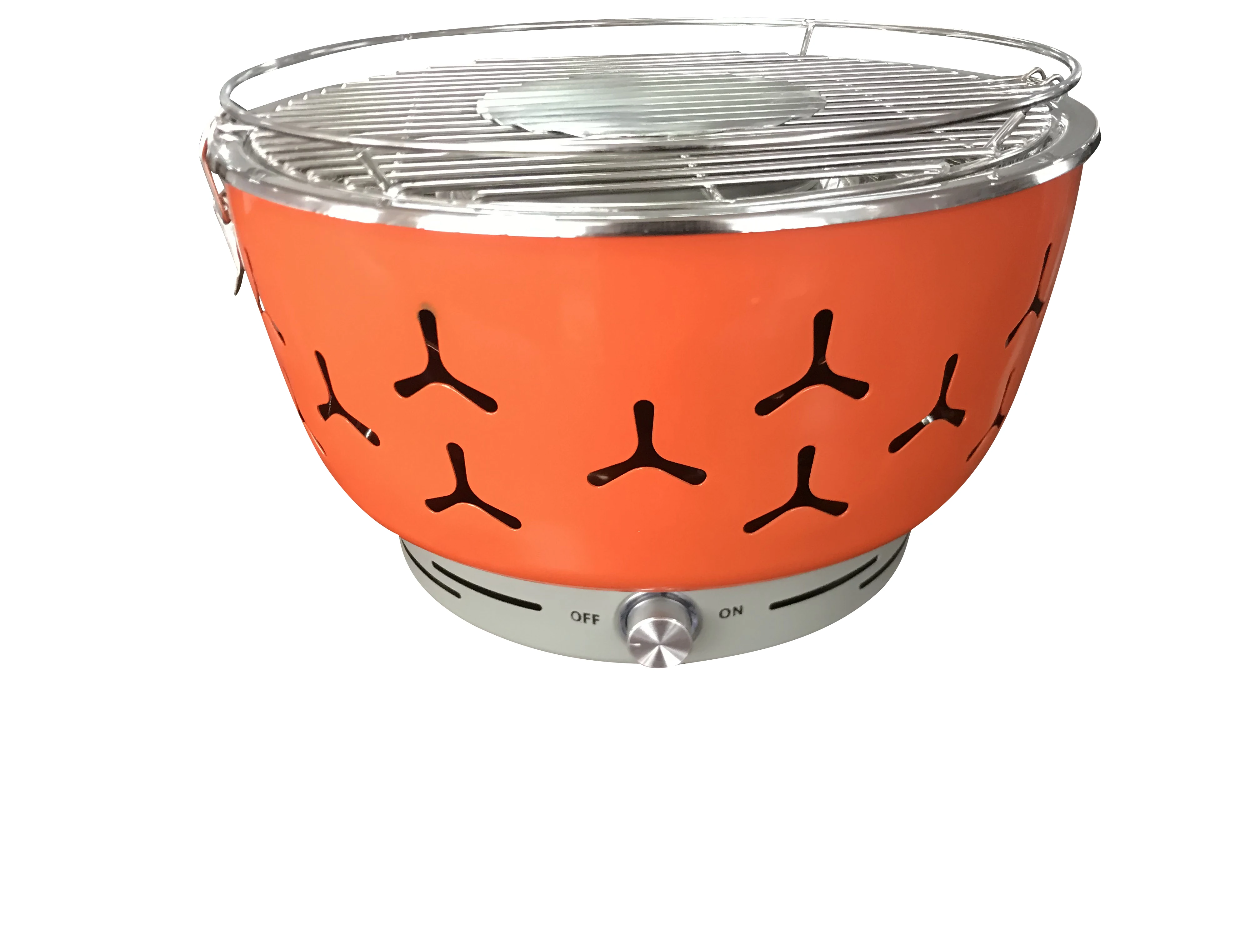 
2019 NEW Smokeless charcoal bbq grill with fan STAINLESS steel INDOOR easy cleaned outdoor 