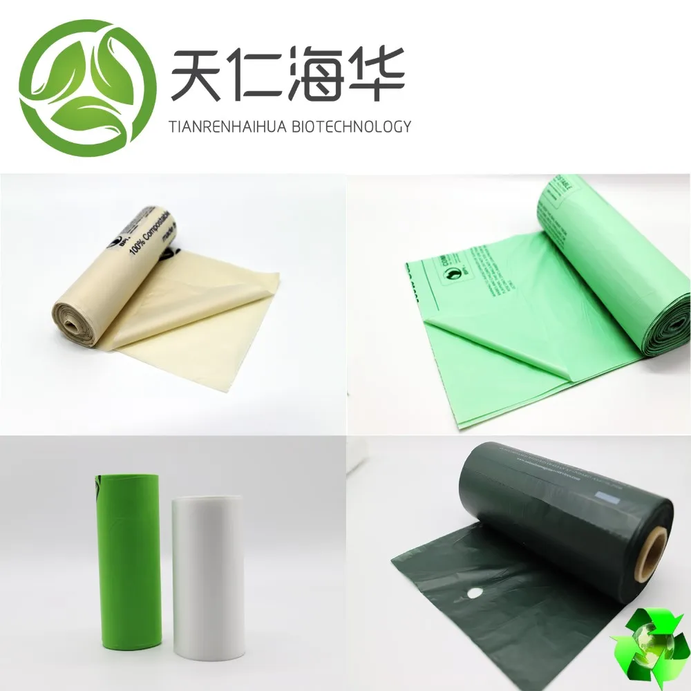 TRHH90 Corn Starch Based Compostable PLA  and PBAT Resin Biodegradable Plastic Bag Raw Material
