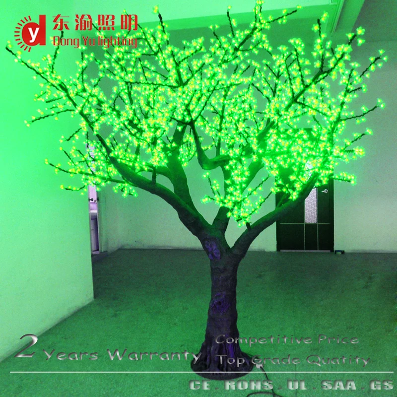 3072 LEDs white light artificial trunk led cherry blossom flower tree light