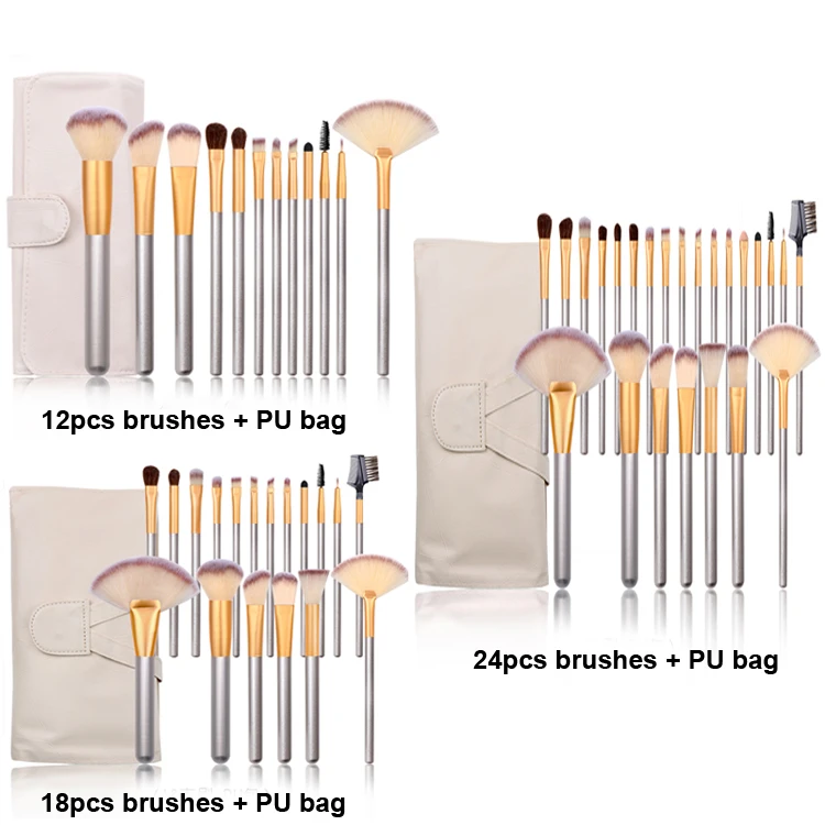 12/18/24 pcs Makeup Brushes Foundation Eyebrow Makeup Brush Kit