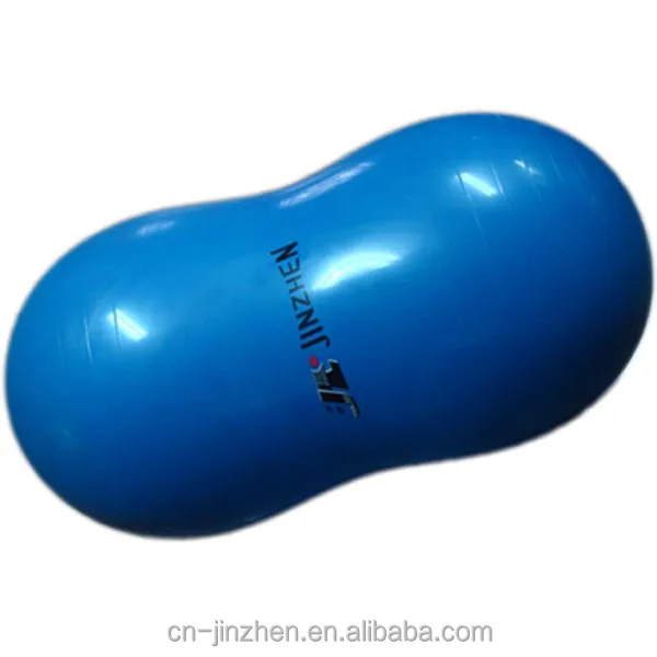 PVC purple Oval Gym Ball exercise ball peanut ball