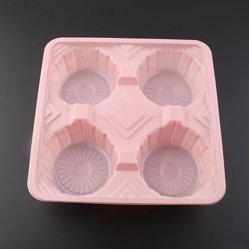 Eco-friendly Disposable 4 Cups Paper / Plastic Cup Holder paper for Take Away Drink