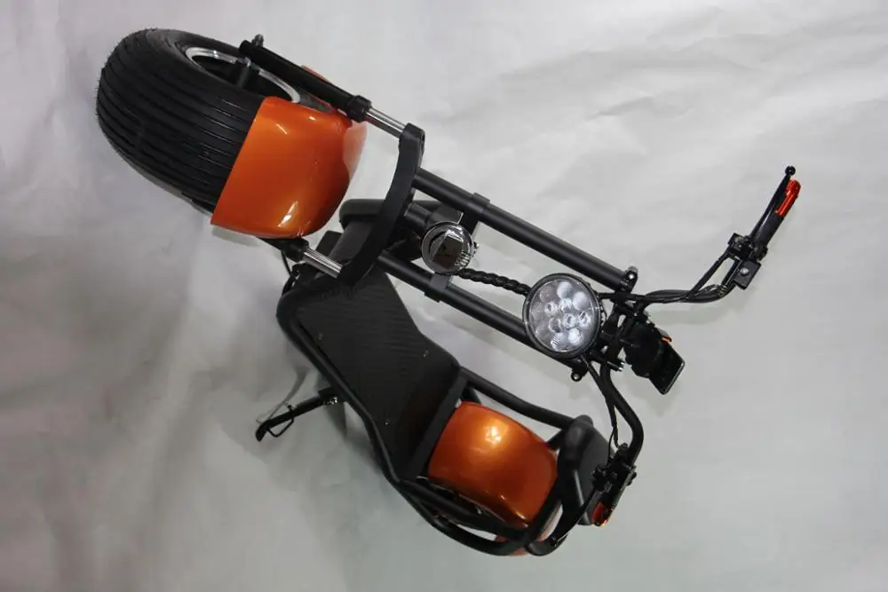 EEC/COC Citycoco 3000W Homologation Electric Scooter with Removable Lithium Battery