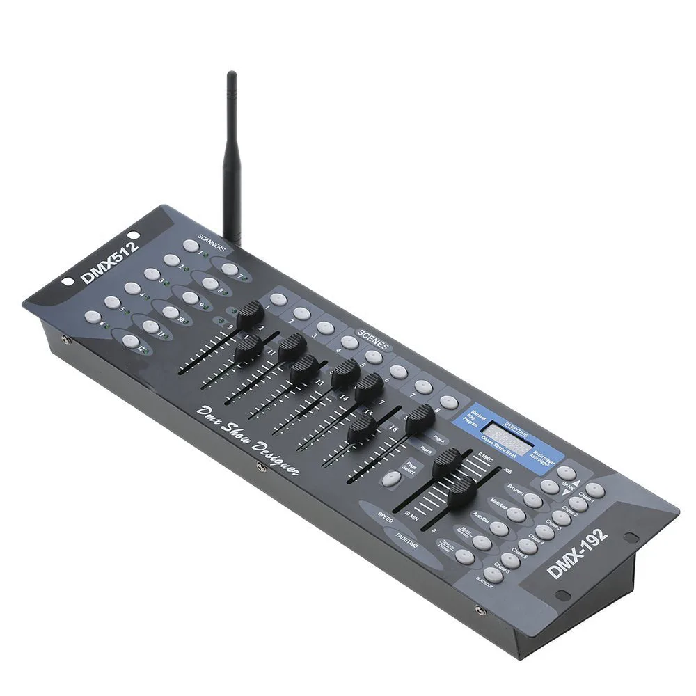 On Sale Wireless DMX512 Console Stage Dimmer DJ Lighting DMX Controller Wireless DMX With 192 Channels