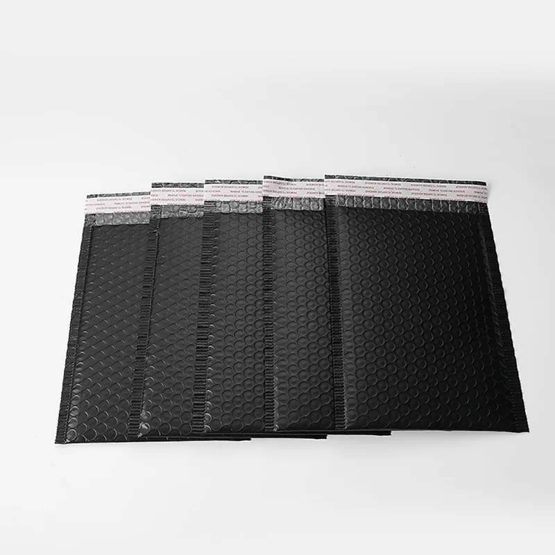
black packing envelopes Custom Accepted mailer air matte bubble bag 