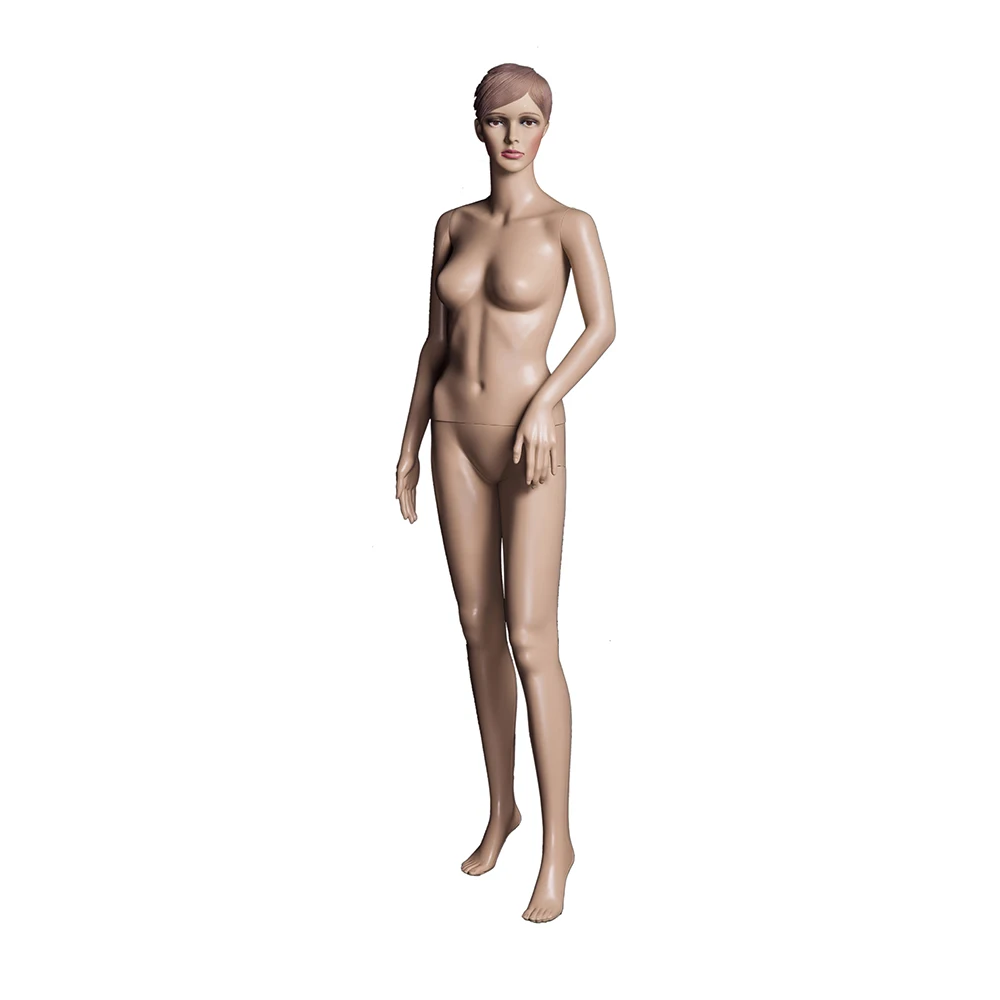 Wholesale Plastic Female Mannequin Beautiful Make Up Realistic Silicone