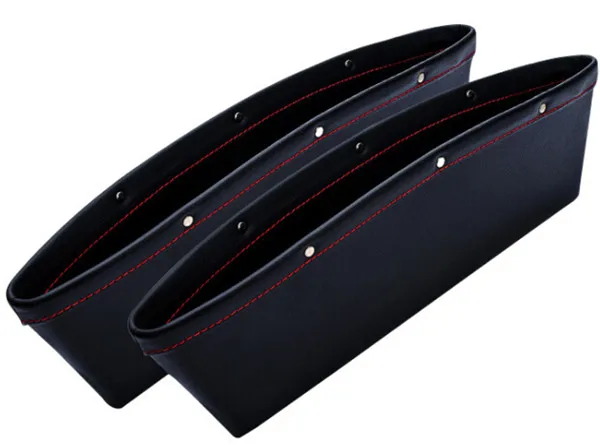 2 шт искусственная кожа поймать Caddy автокресло консоль шовный заполнитель боковой карман Автомобиль Организатором сиденья