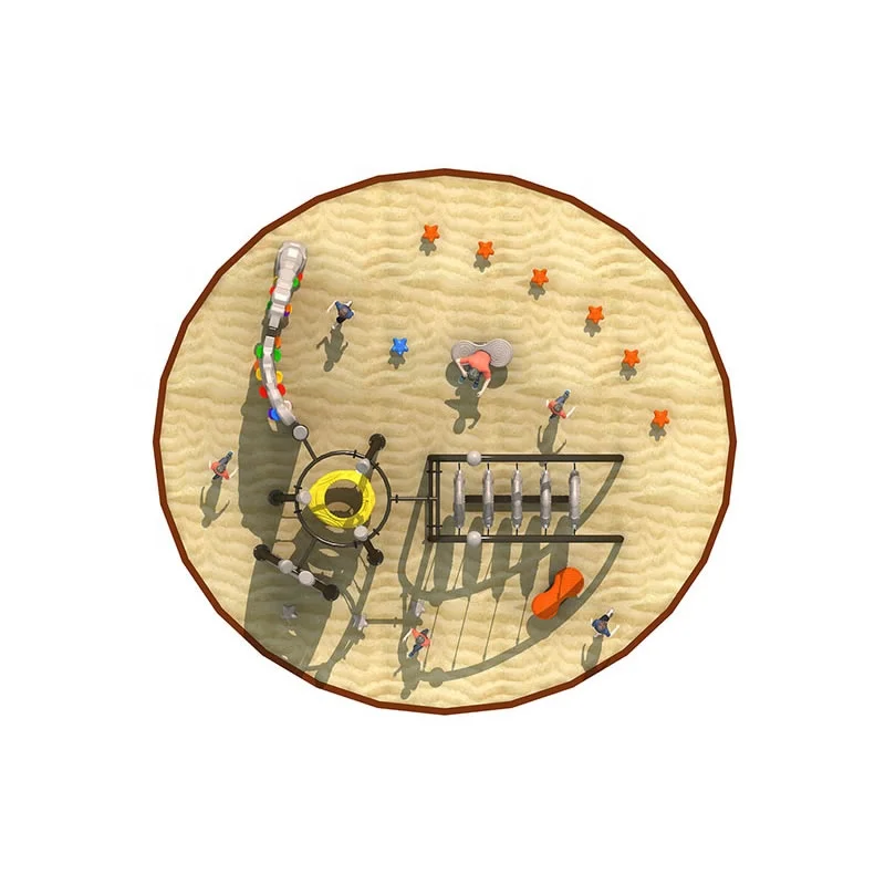 Playground Physical Training Climbing Slide Game Structure Sets Preschool Amusement Park Outdoor Children Plastic Playground