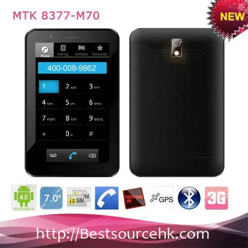 1G+8G Memory tablet Factory price! MTK8377 Dual Core 7 inch tablet pc M72 with TV GPS 3G Bluetooth WIFI