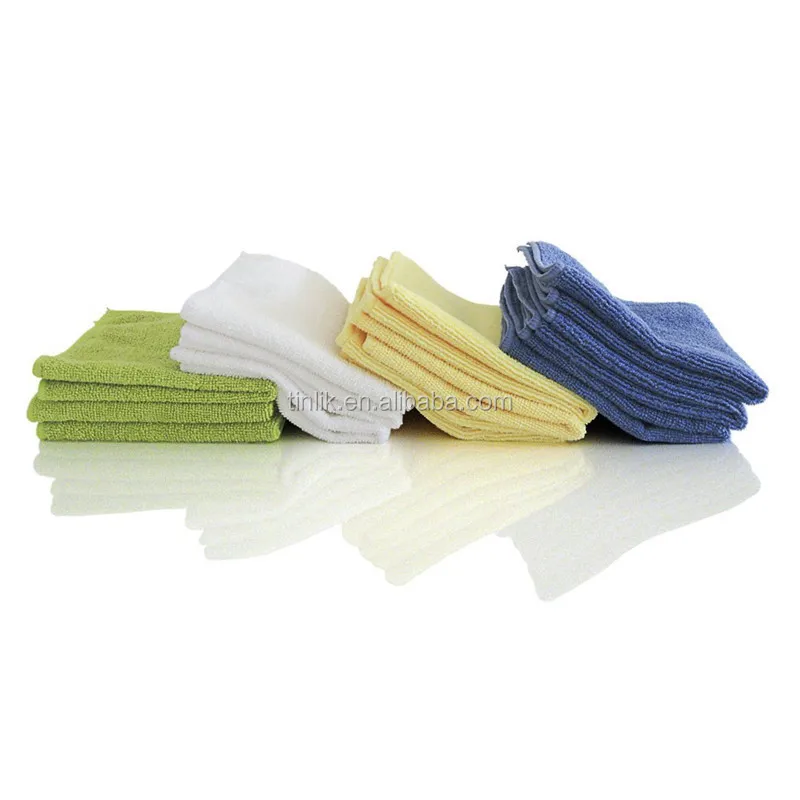 Lowest Factory Price Promotional 30*30cm Colorful Microfiber Cleaning Cloth/Car Microfiber Towel