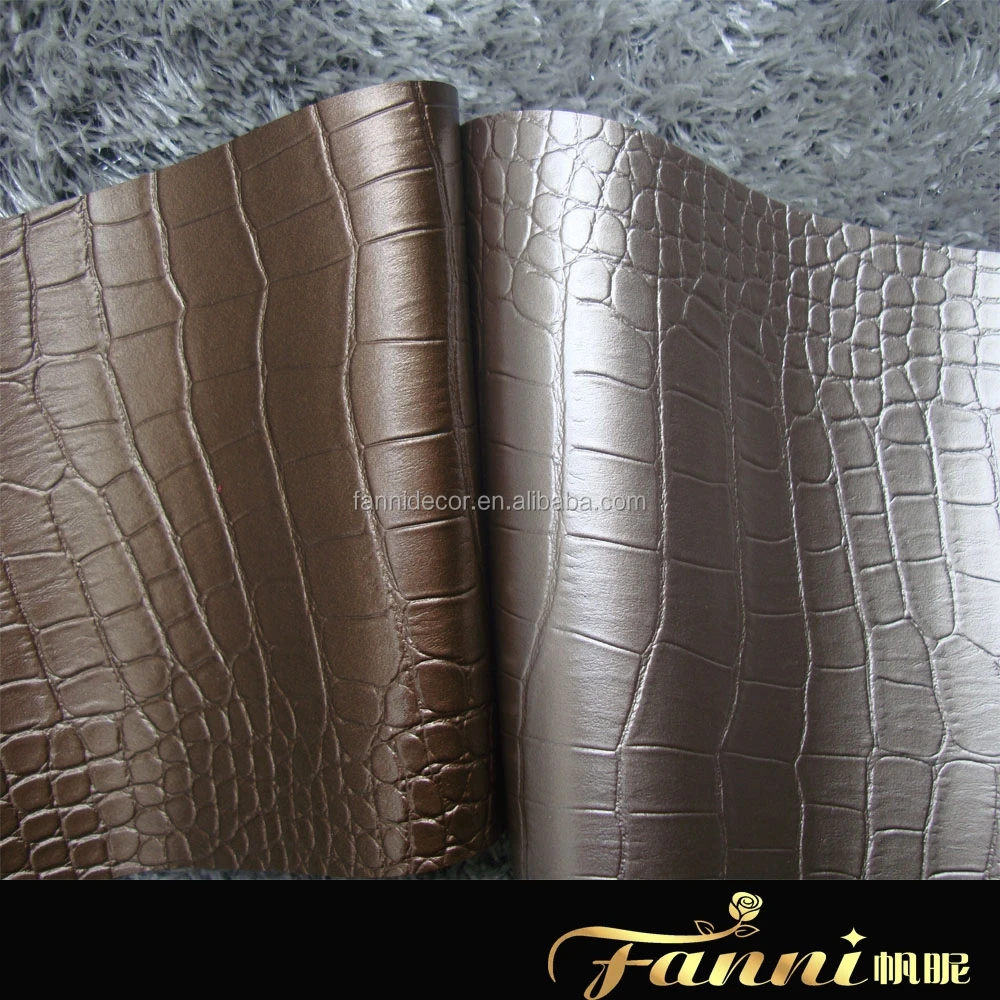 Crocodile Skin Sofa Leather Fabric Crocodile Synthetic Leather Fabric For Sofa Upholstery