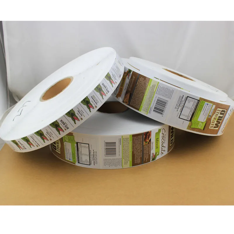 Millions sale high temperature barcode labels ,printer for aluminum label sticker roll vinyl sticker label printing