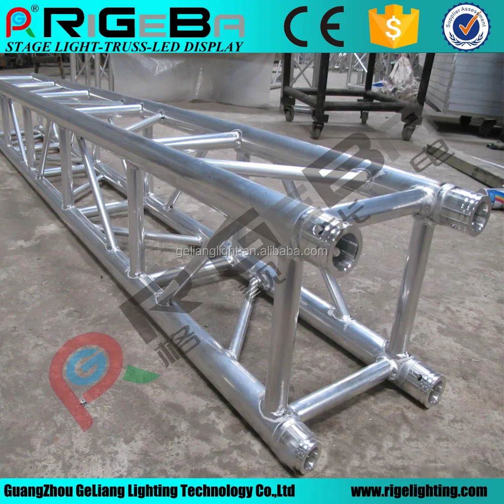 aluminum truss thickness 3mm spigot or bolt for stage lighting equipment using moving head light stand