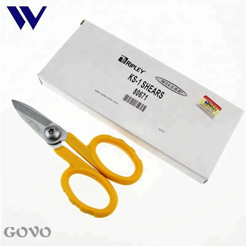 Aramid Yarn Cutter Fiber Optic Scissors KS-1 Kevla r Shears 140mm Part # 80671