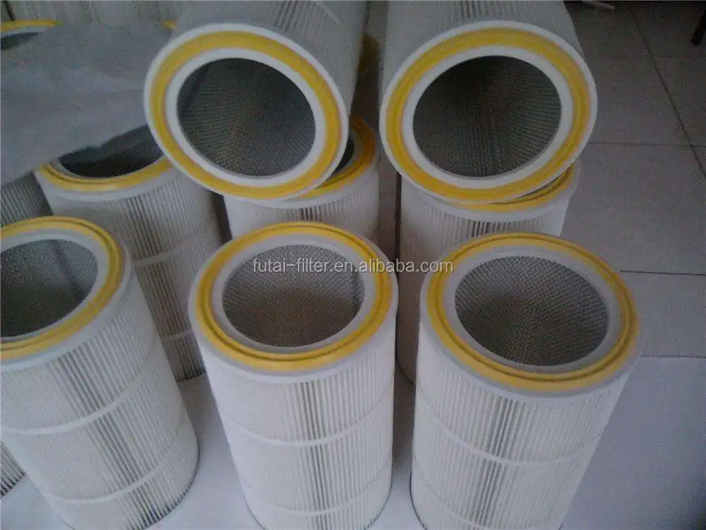 Industrial Air Filter Polyester Round Hepa Filter Paper Cartridge