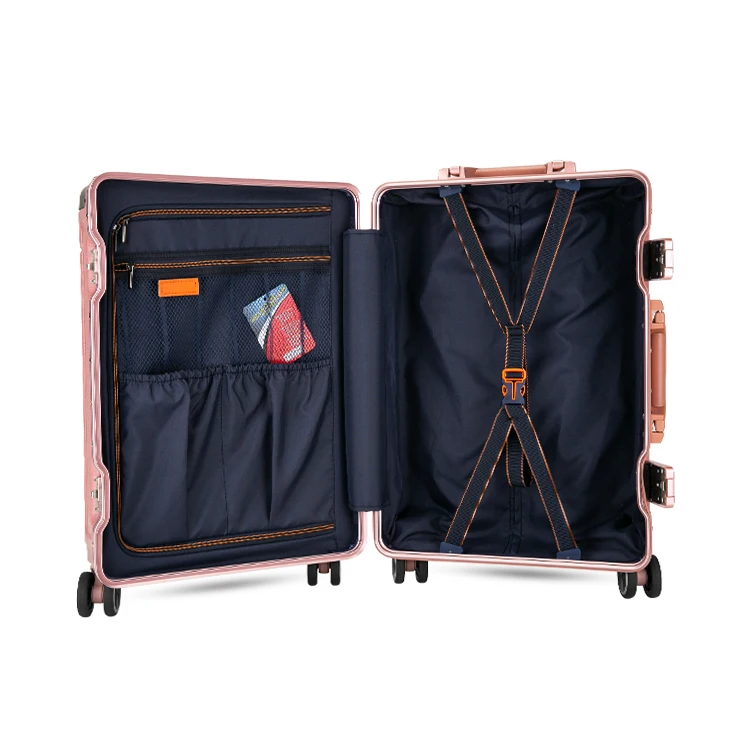 Custom hard shell travelling bags suitcase sets with tsa lock pc trolley luggage