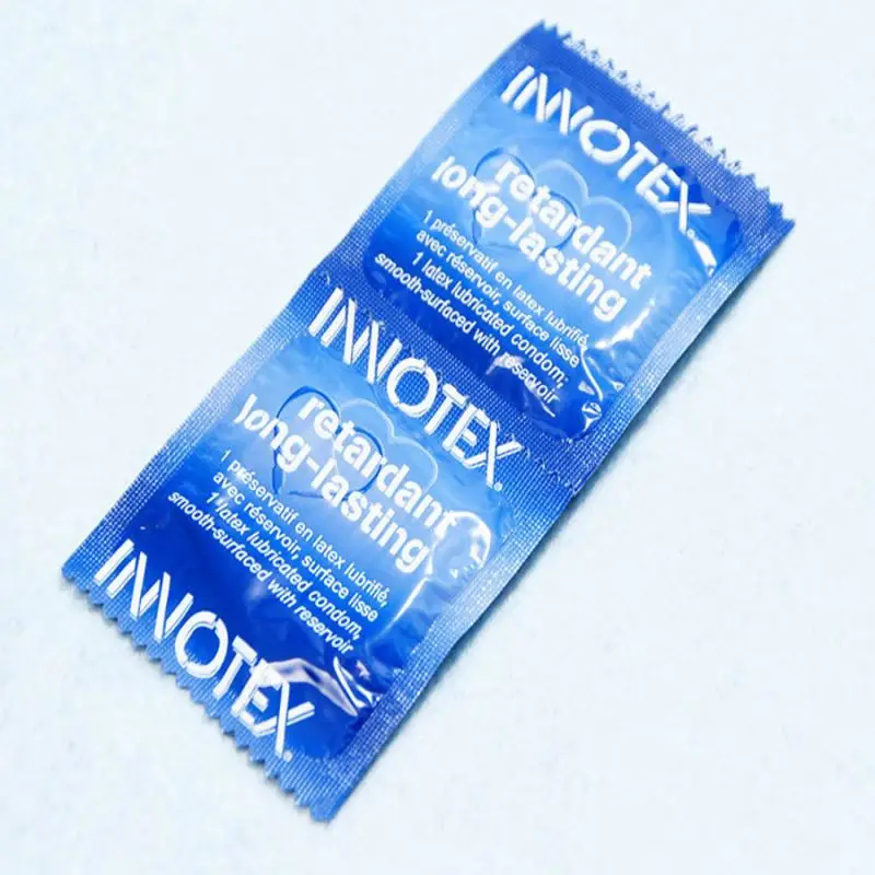 Condom Big dotted penis extension condoms in tin box with private logo