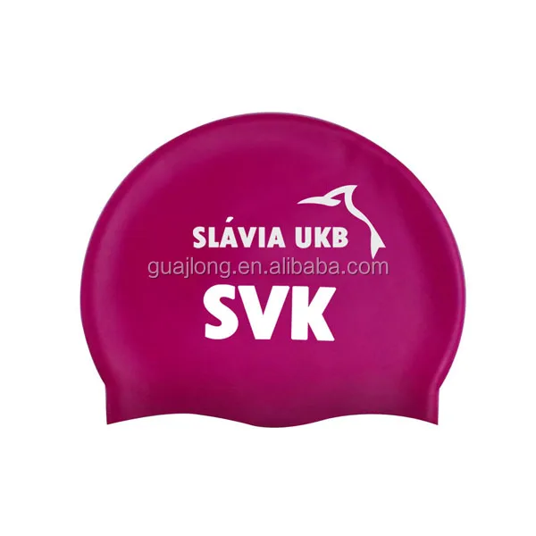 
OEM custom print silicone swimming caps 