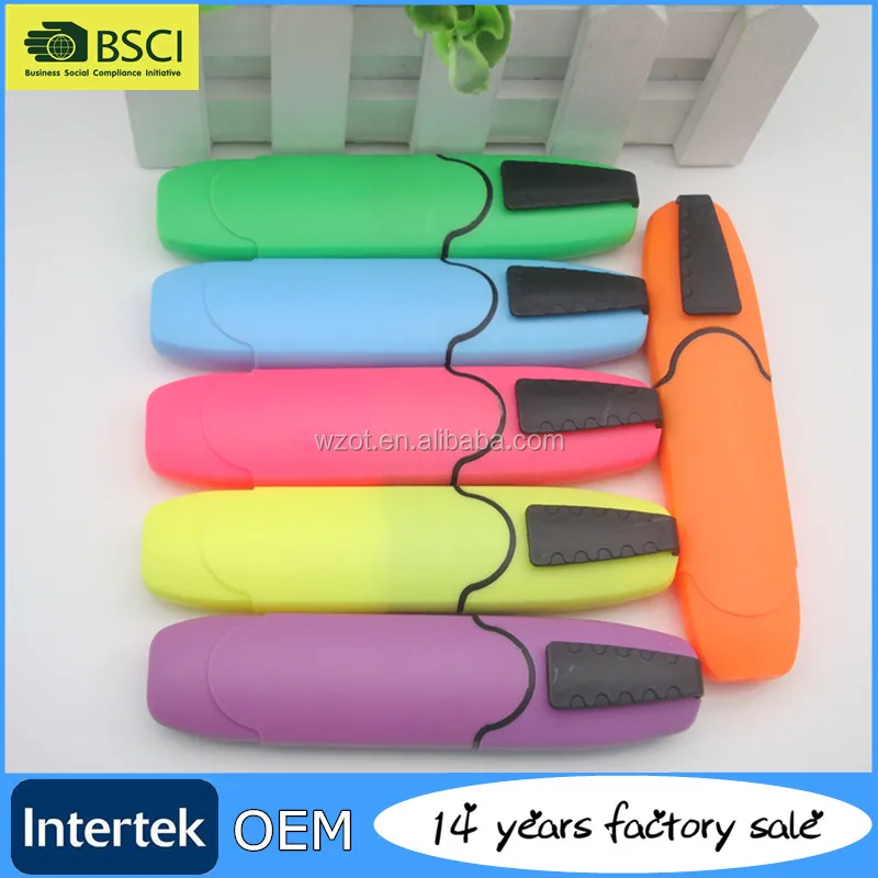 
New Arrival Factory Price Colorful Child Hilighter Marker Pen Fluorescent Pen 