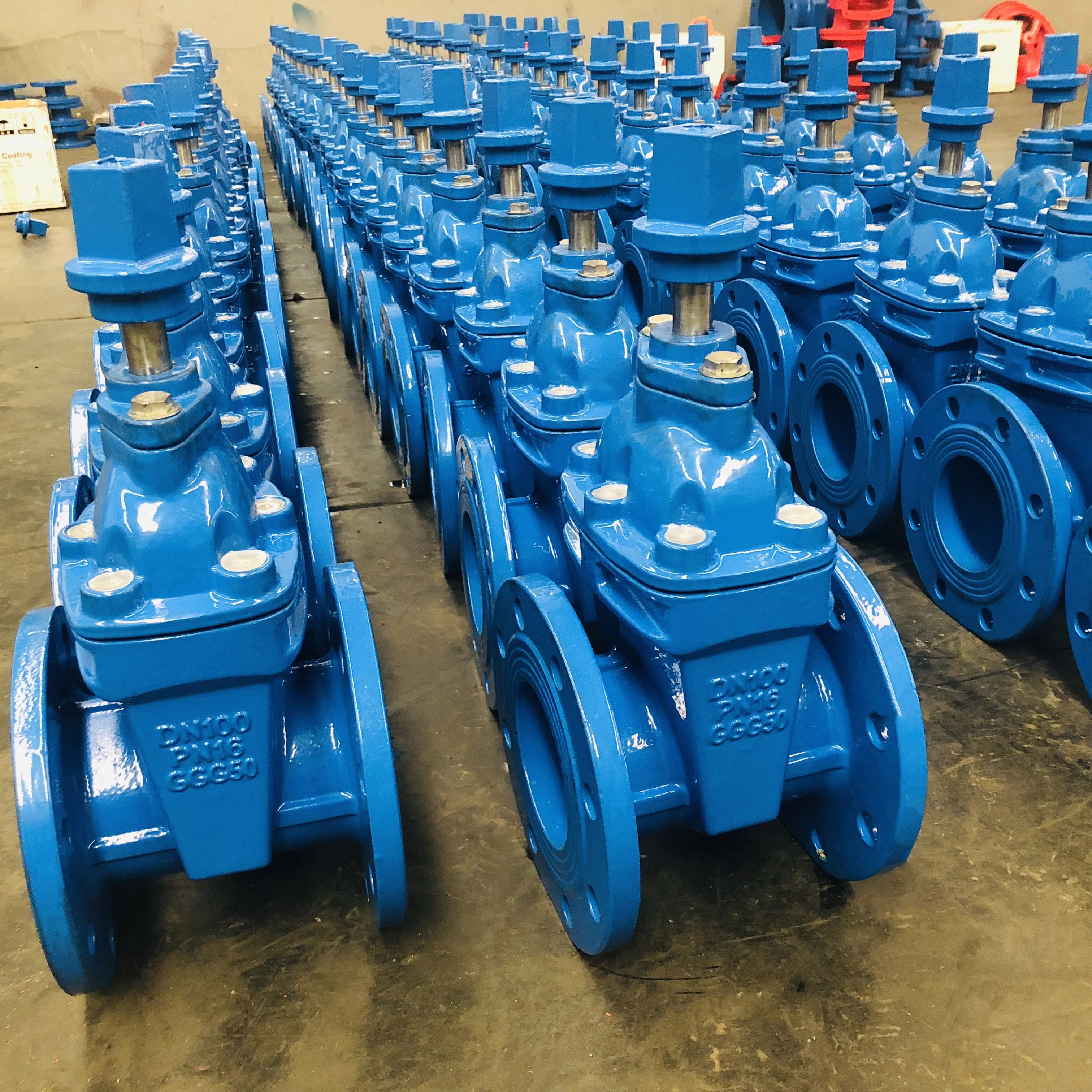 Underground Square Head Flange Sluice Gate Valve