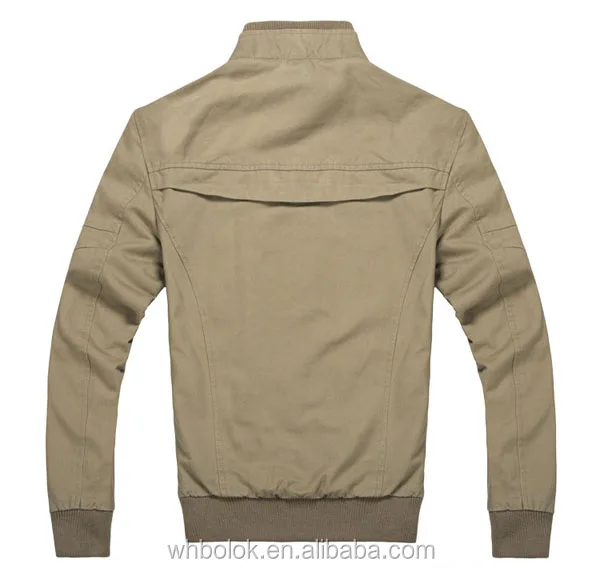 
Customized casual blazer design man heavy cotton bomber jacket 