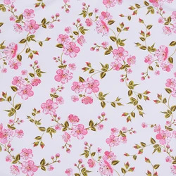 2019 China manufacturers waterproof flower print pu leather fabric for rainwear