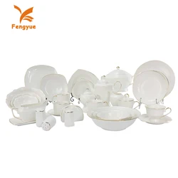 Tableware good quality vintage antique porcelain dinnerware / houseware porcelain dinner set