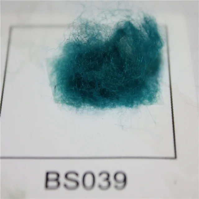 GRS certified Violet Polyester Staple Fiber  1.5D38MM used For Spinning