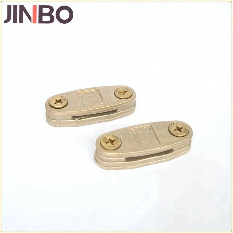 Chinese Factory Wholesale Grounding Earthing Accessories Brass Fixing Clamp for Copper Earthing Strip / Copper Tape
