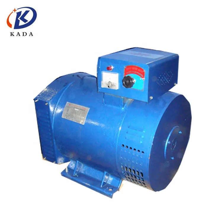 KADA 5kw generator without engine carbon brush generator 5 kva 3 phase alternator