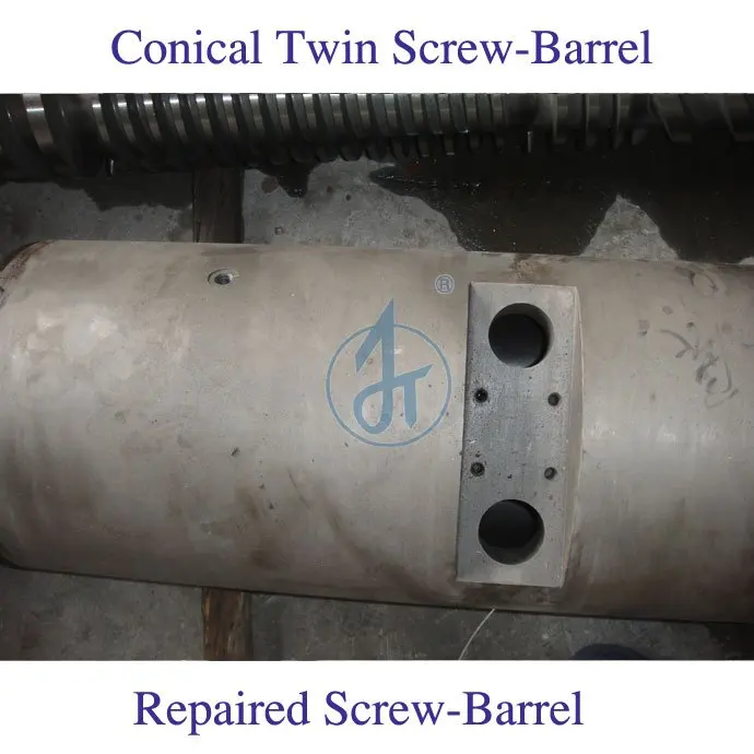 kmd50 экструдер конической twin баррель винт