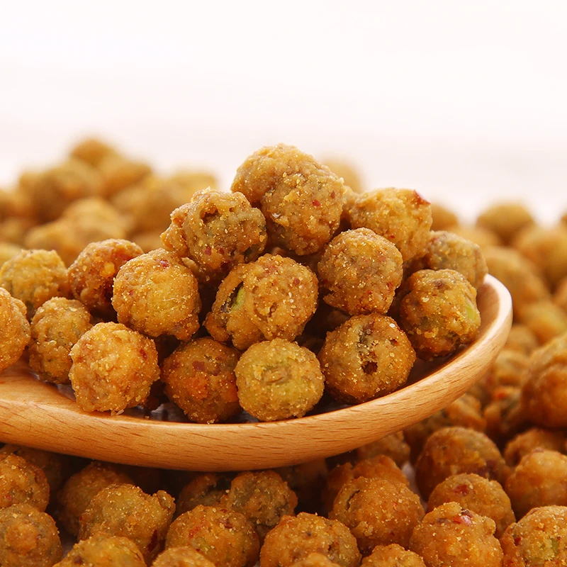 
Chinese High Quality 300g Crispy Coated Spicy Green Peas For Sale 