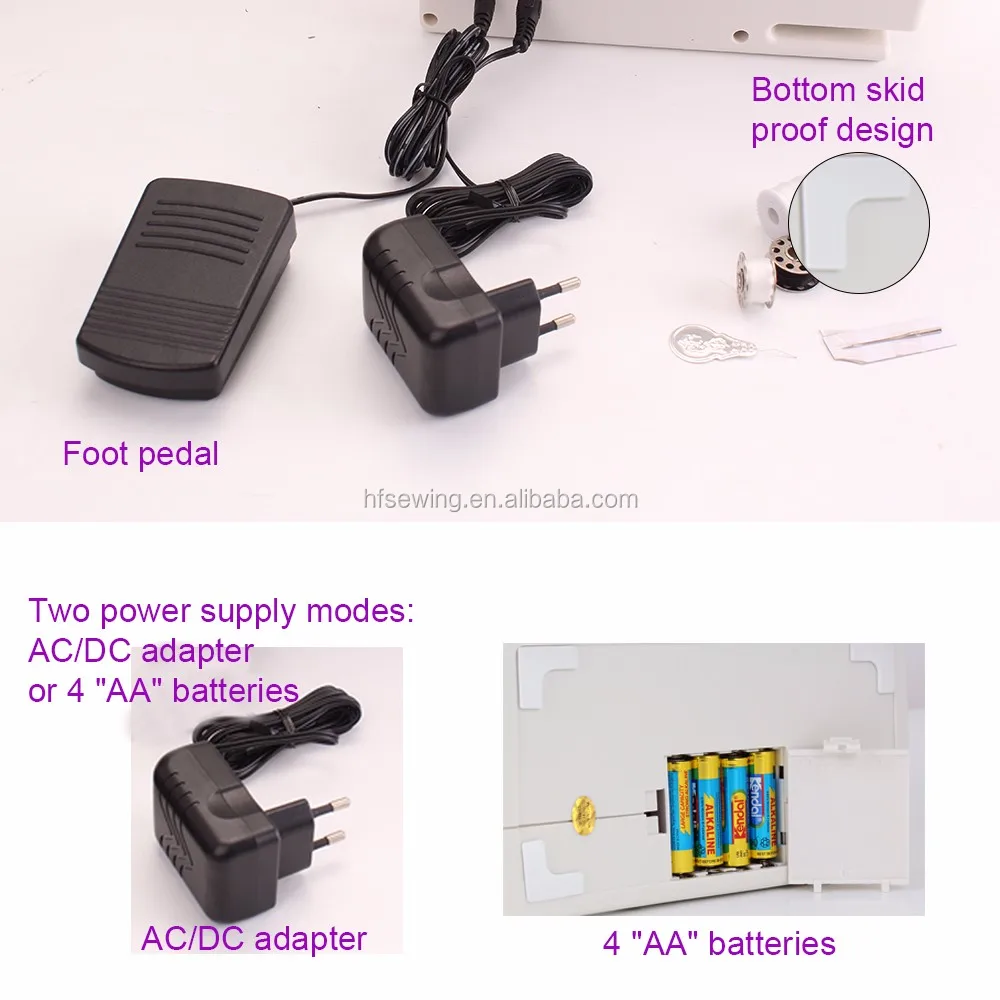 VOF FHSM-318 Cheap unique handbag sewing machines domestic Children toy Mini Electric Portable Sewing Machine