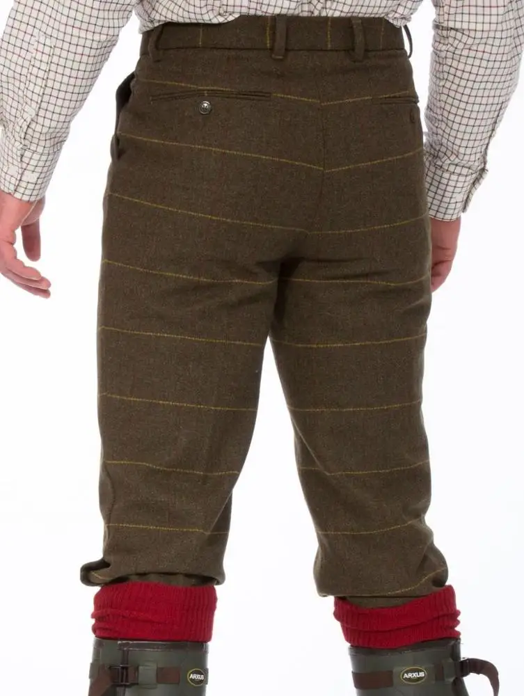 2019 wholesale 100% Tweed Wool heated mens outdoor water repellent windproof hunting pants