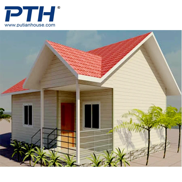 PTH luxury light steel frame villa hot sale EU standard fast install prefab house