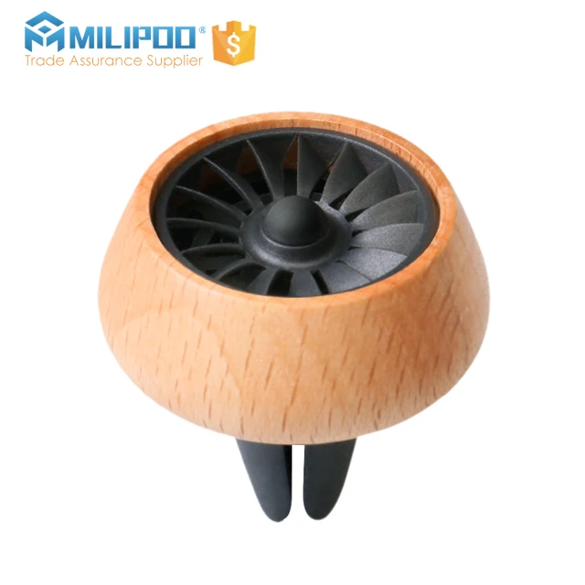 
New product automobile car air freshener vent aromath mini aromatherapy diffuser with 3 Refill Oil Pads (Rosewood) 