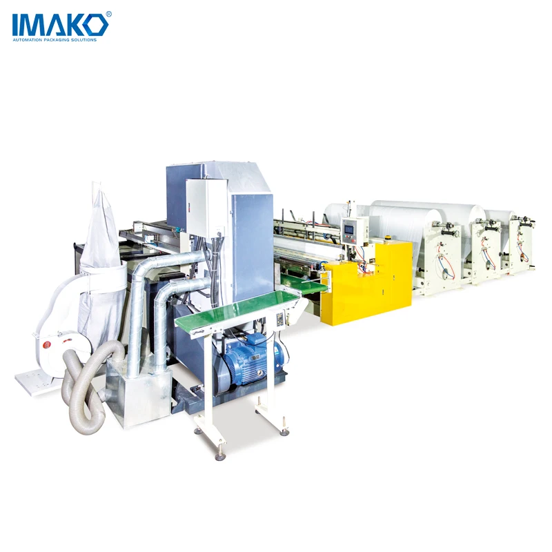 Automatic high speed low cost non-stop JRT paper production line with toilet paper rewinding packing machine in factory price