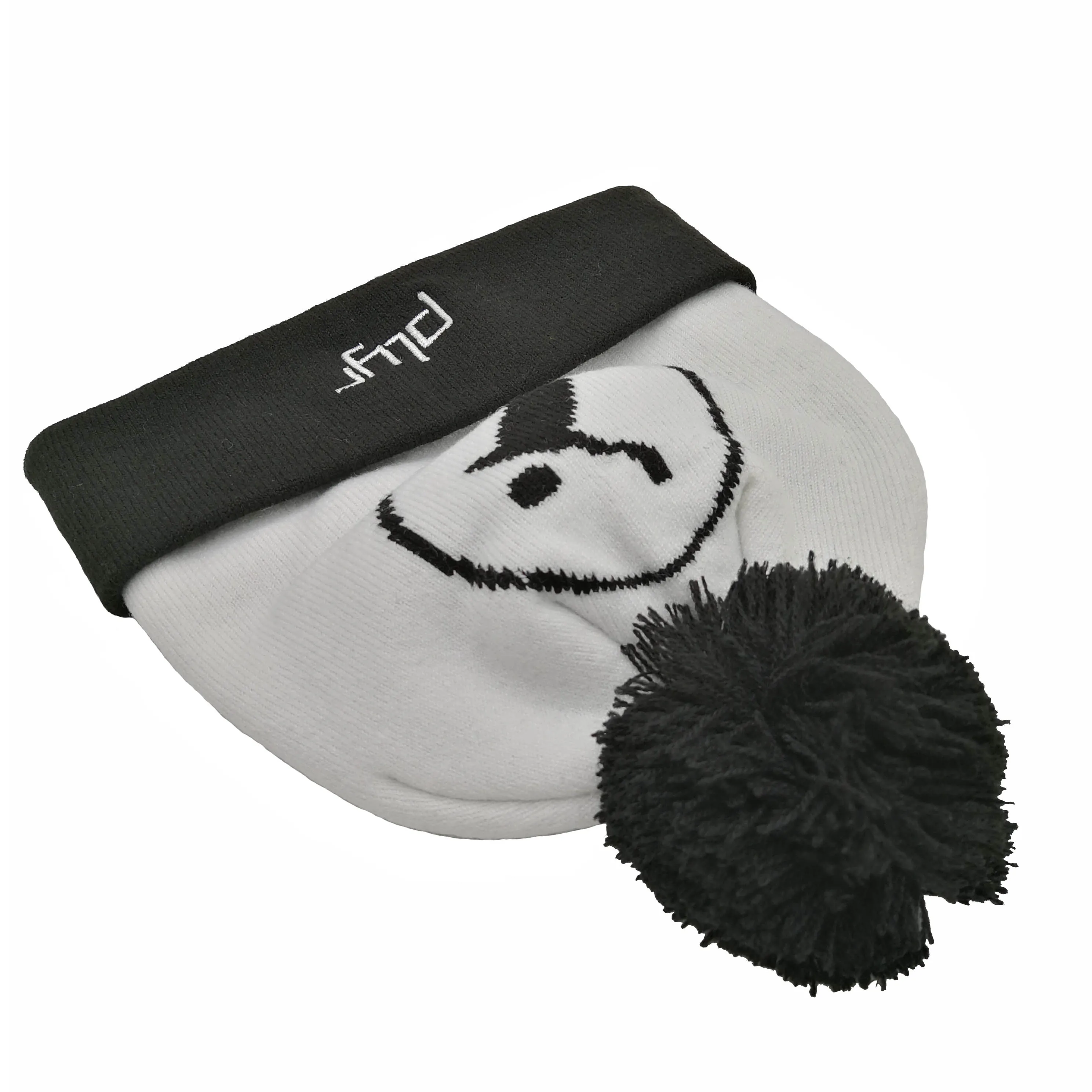 High Quality Sports Unisex Acrylic Custom Knitted Free Pom Beanie