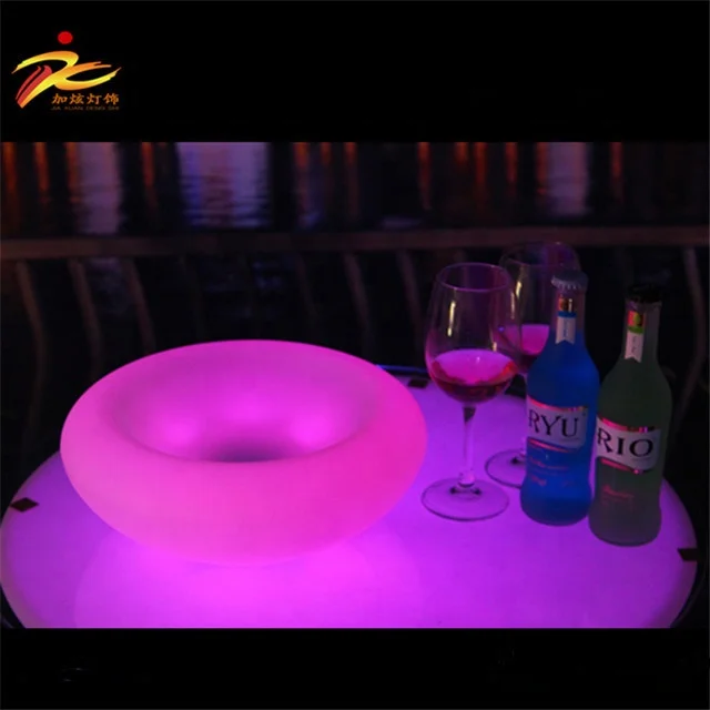 
fashionable illuminate led bar tray /wine tray/plastic glowing tray 