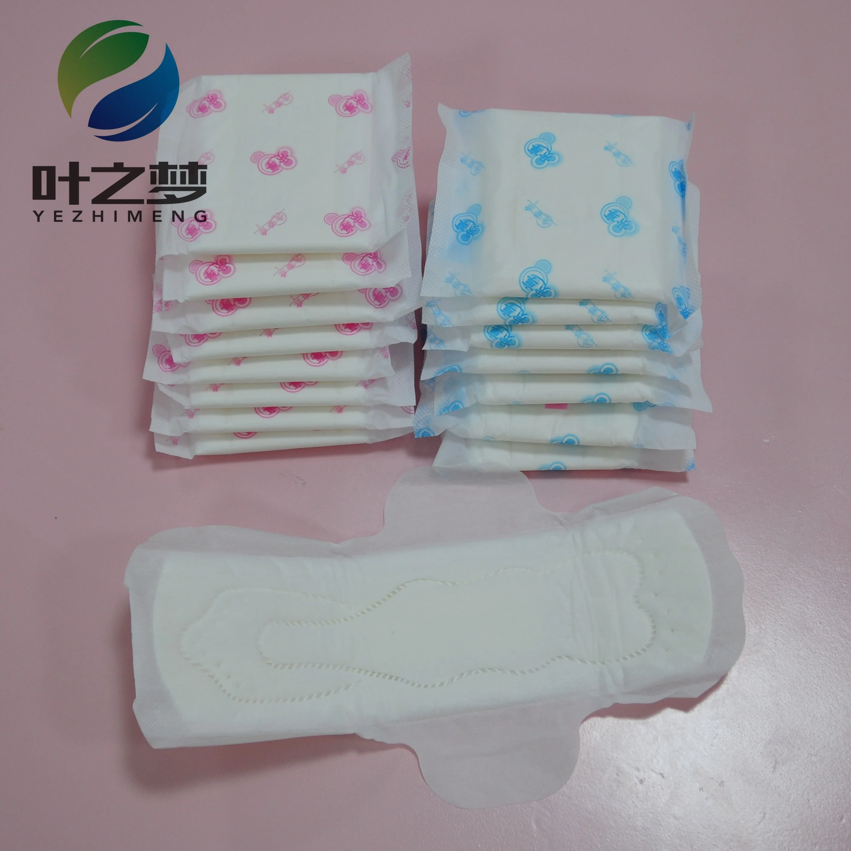 
Organic Cotton Top Sheet Customized Packing Disposable Lady Sanitary Napkins 