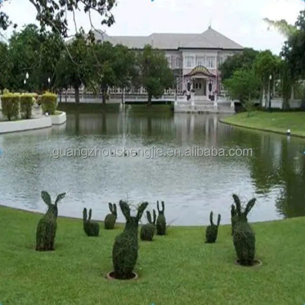 Q101731 various of artificial grass animal decoration rabbit animal topiary