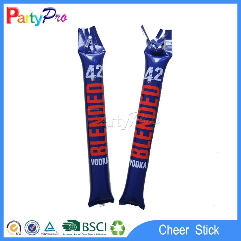 
pass EN71 PART1/2/3 good quality wholesale pvc material light up led flashing foam 6 inch glow in the dark cheering stick 
