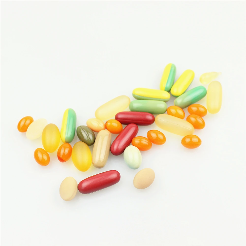 OEM витамина D мягких, gmp двойной цвет кальция Вит. D3 Pill