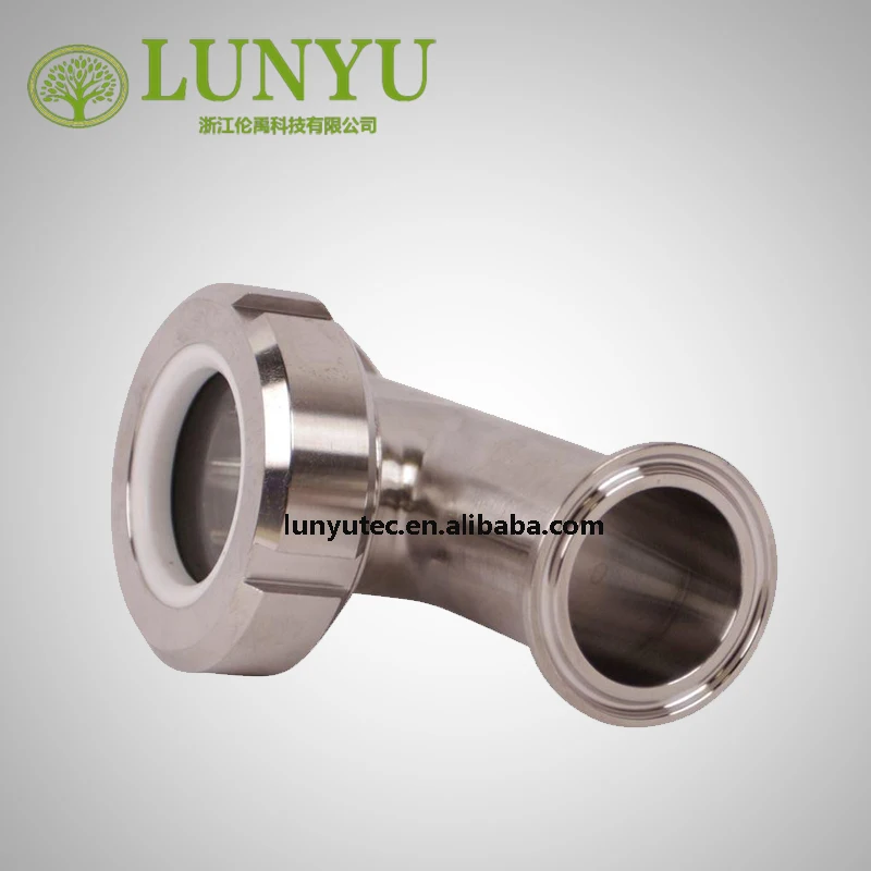  Tri Clamp Inline Sight Glass Spool Sanitary Stainless