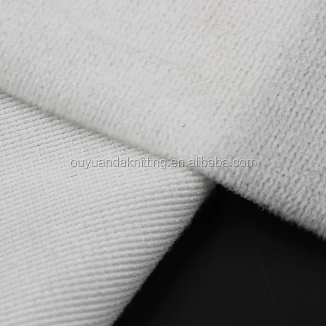 Fabric Knitted Super Soft Polyester PFP 0.5mm-1.0mm Pile White Velvet Fabric For Sublimation/Paper Printing