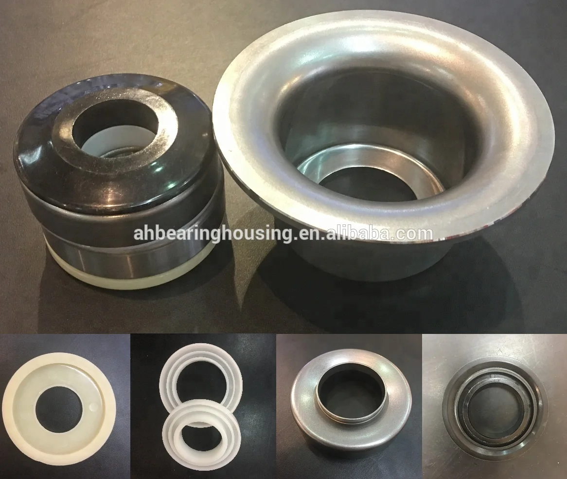 High precision labyrinth seals conveyor roller parts bearing housing for 6307
