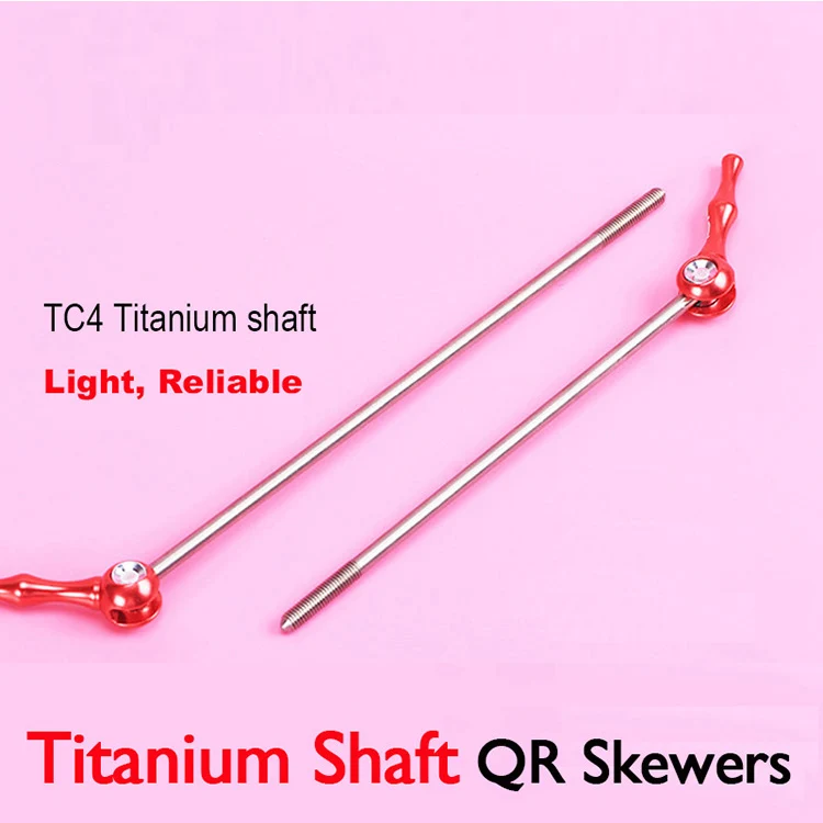 RISK Ultralight Quick Release Rod Road Bicycle QR Skewer Lever Titanium Shaft Rod Axis Aluminum Alloy For MTB Mountain Bike Hub