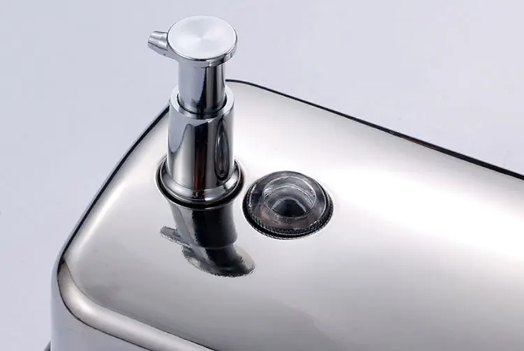 
Cheap 500ml Stainless Steel SS201 Liquid Hand Soap Dispenser Hand Sanitizer Dispenser For Hospital School Hotel Restaurant 