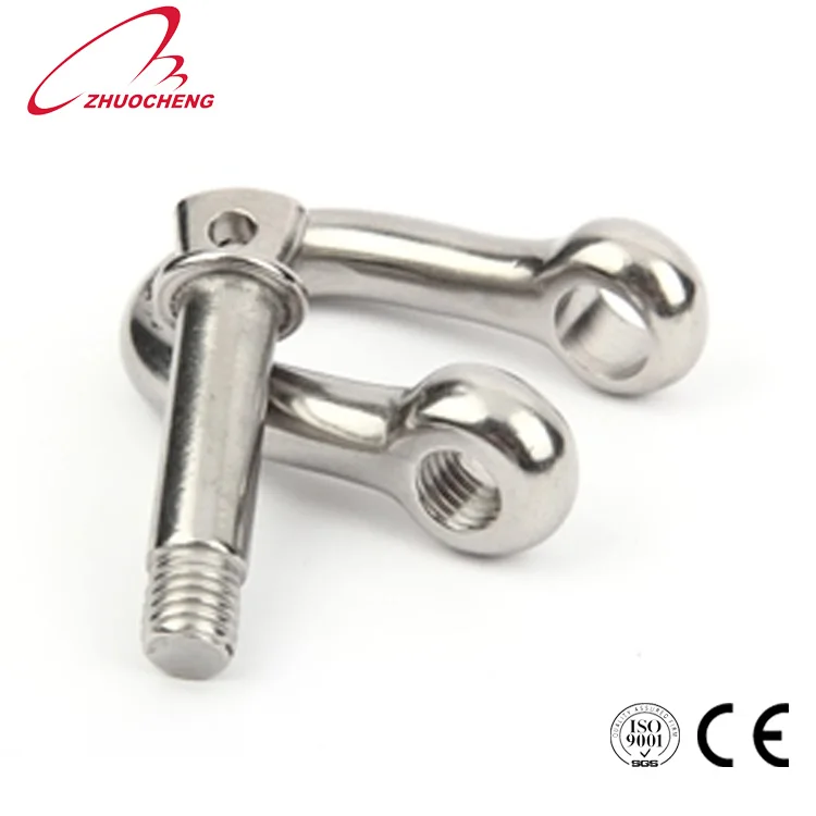 High quality stainless steel d type Shackle